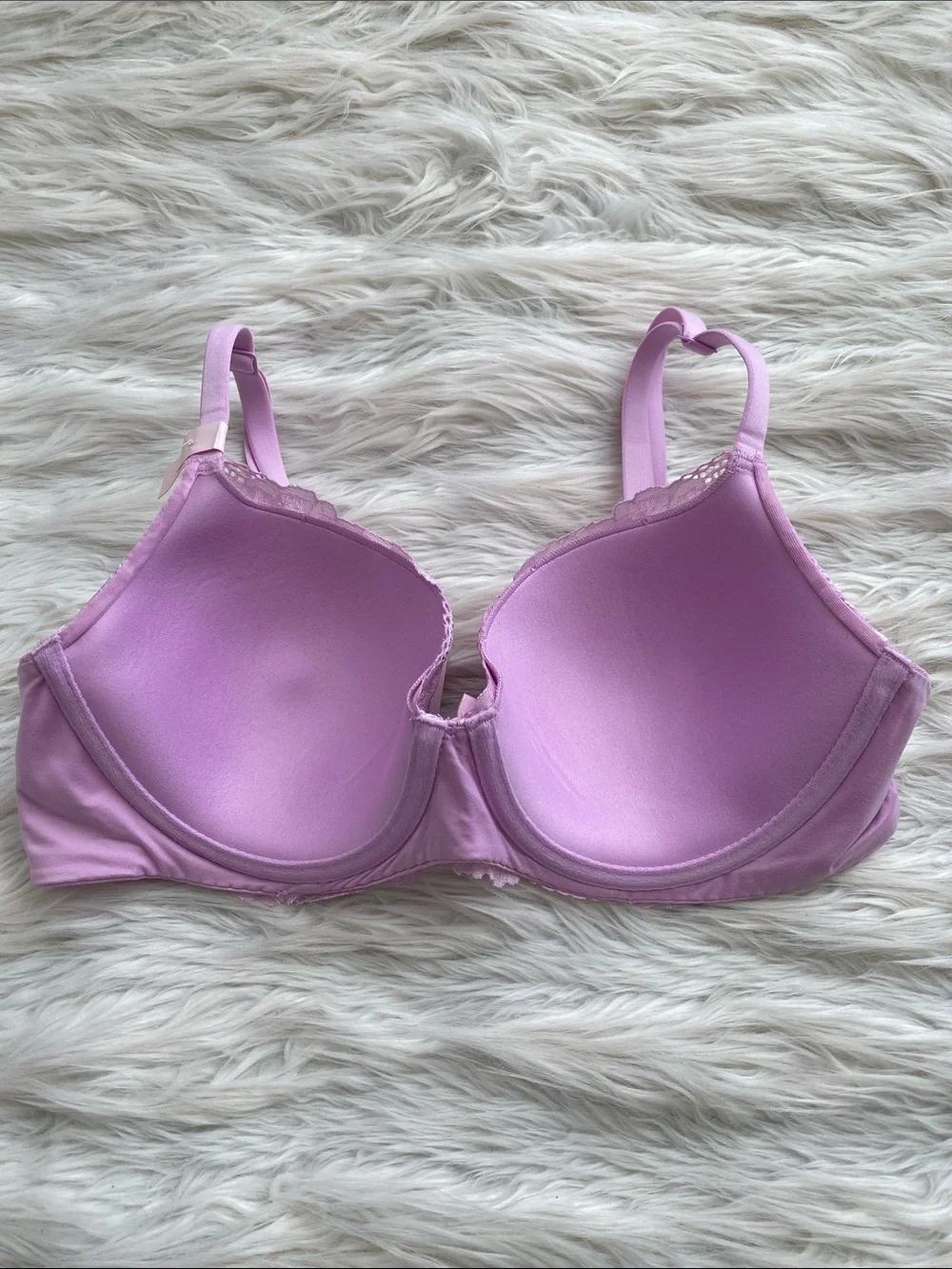 Victoria's Secret | Lilac Lace Body By Victoria Lined Demi Underwire Bra - Picture 9 of 12